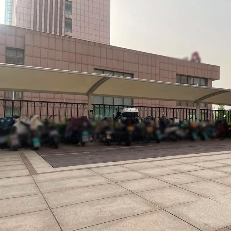 柯坪县膜结构电动车棚